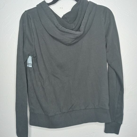 PINK VS Black and Gray Spell Out Hoodie Jacket - Picture 5 of 5